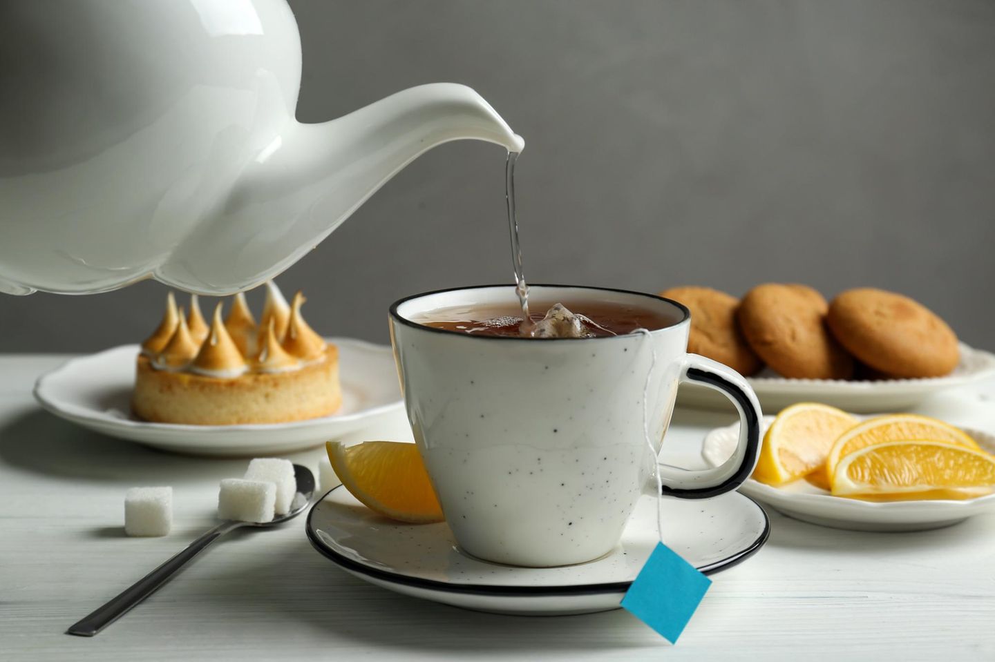 Tasse mit Tee