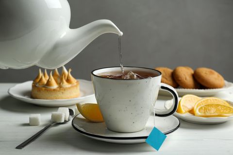 Tasse mit Tee