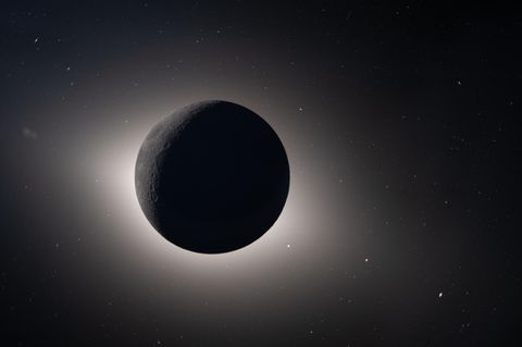 Mondfinsternis im All