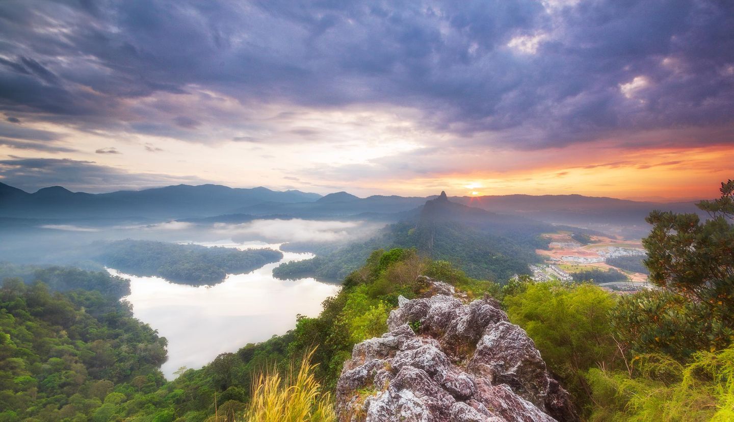 Sonnenaufgang am Bukit Tabur