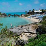Blick auf den Tobago Bay Strand auf Bermuda