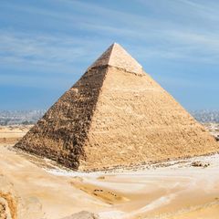 Blick auf Cheops-Pyramide