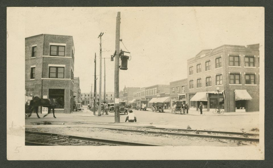 Das schwarze Viertel Greenwood vor 1921