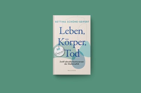 Leben, Körper, Tod. Zwölf aktuelle Kontroversen der Medizinethik von Bettina Schöne-Seifert hat 352 Seiten. Es erschien 2025 im Wallstein Verlag, kostet 28 Euro und ist unter anderem hier erhältlich